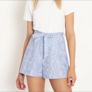 Unicorn Broderie Tie Shorts LIMITED